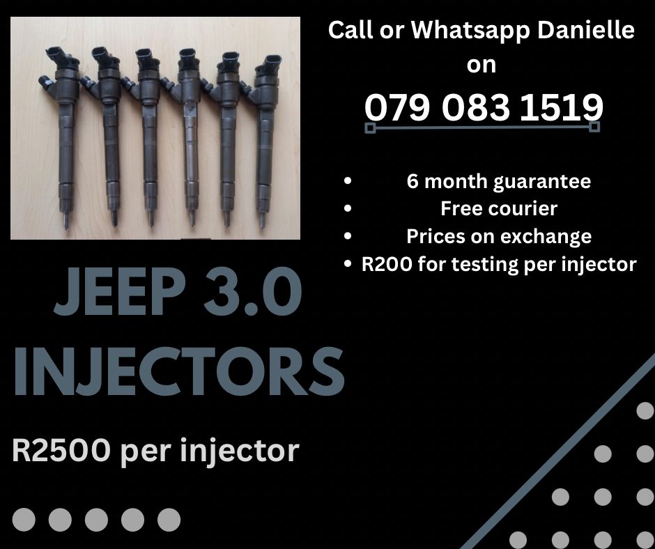 JEEP 3.0 INJECTORS FOR SALE WITH WARRANTY INCLUDED - Private Seller