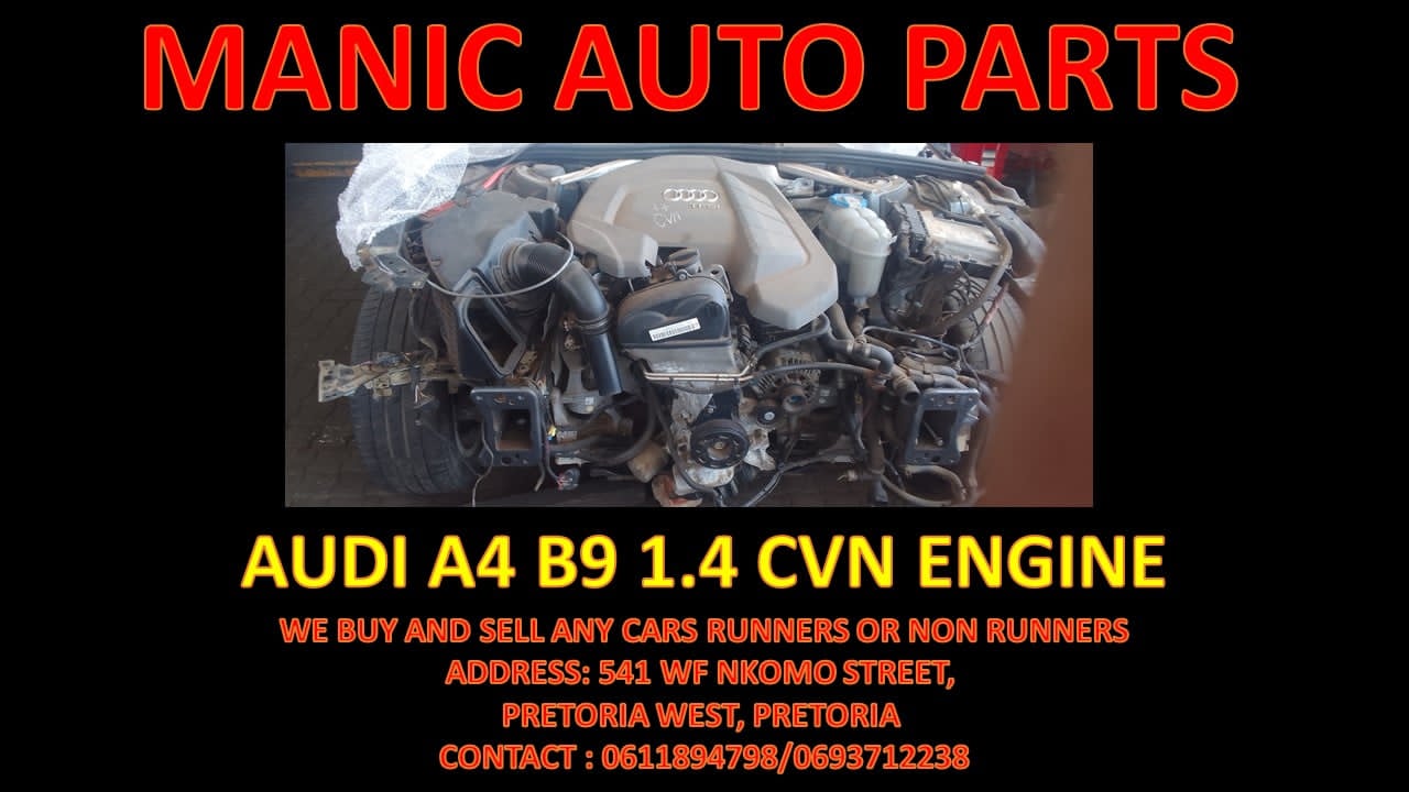 AUDI A4 B9 1.4 CVN ENGINE - Private Seller