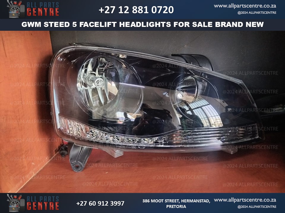 GWM steed 5 facelift headlights for sale – brand new GWM steed 5 facelift headlights for sale – brand new