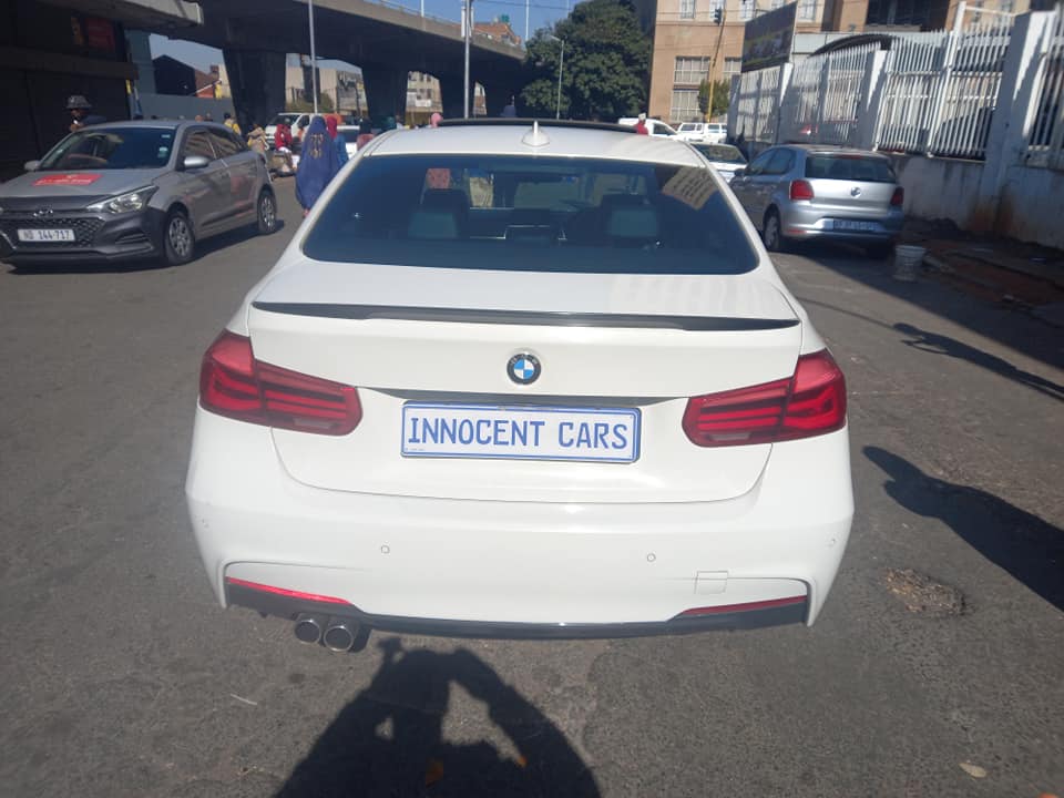 2017 BMW M-SPORT 320i PETROL, AUTOMATIC, WHITE COLOR, MILEAGE