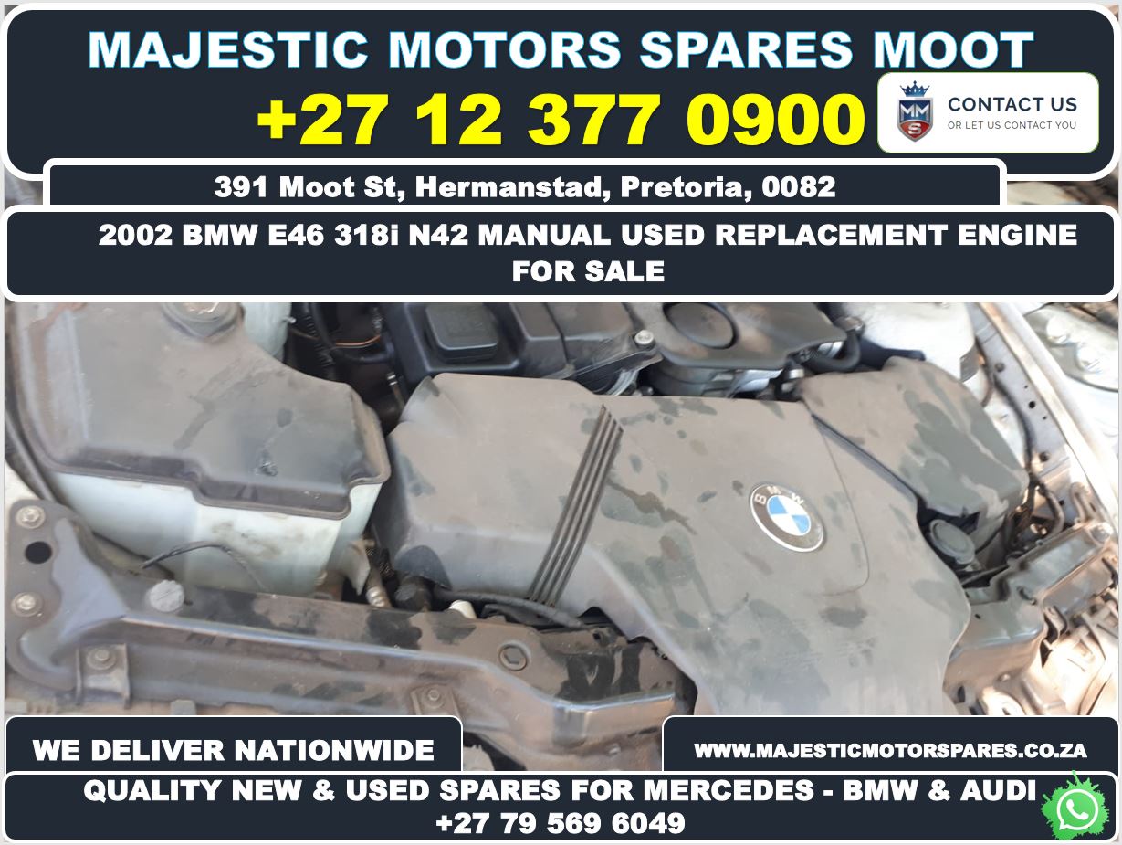 02 Bmw E46 318i N42 Used Manual Used Engine For Sale Junk Mail