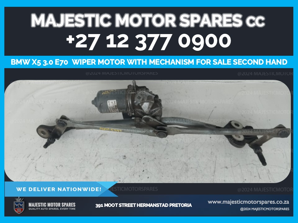 BMW x5 3.0 e70 wiper motor with mechanism for sale – second-hand wiper motor - Private Seller BMW x5 3.0 e70 wiper motor with mechanism for sale – second-hand wiper motor - Private Seller