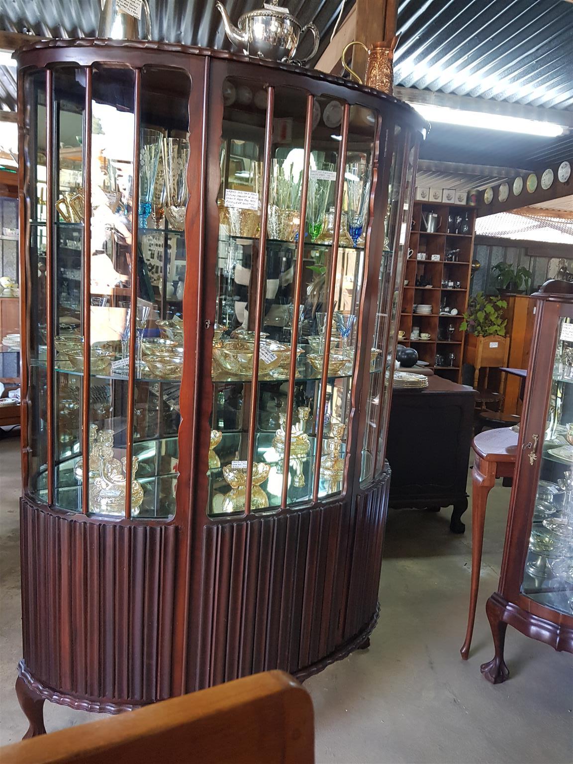 Grand Old Crystal HalfMoon Display Circa 1950's. Junk Mail