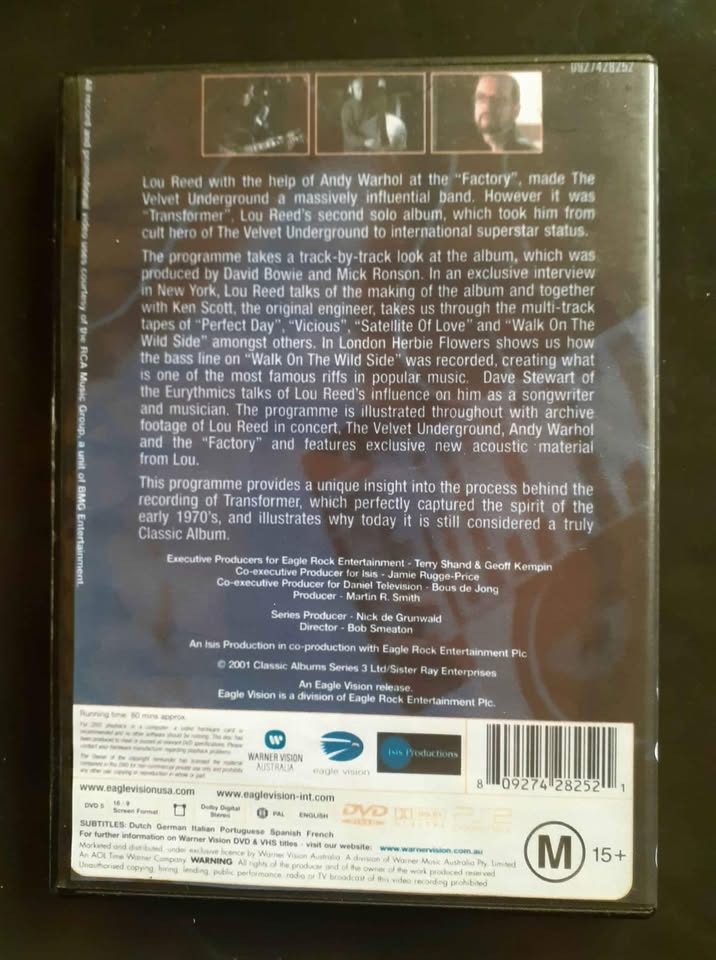 Lou Reed - Transformer (DVD)