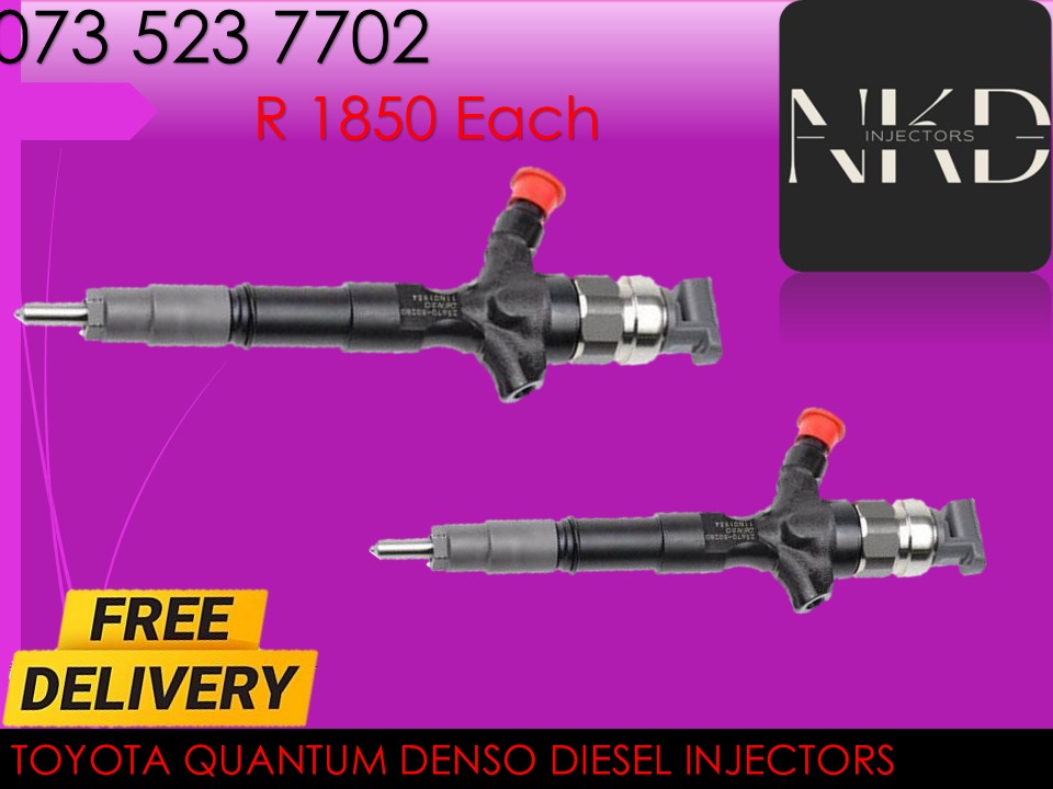 Toyota Quantum Denso Diesel injectors - Private Seller Toyota Quantum Denso Diesel injectors - Private Seller