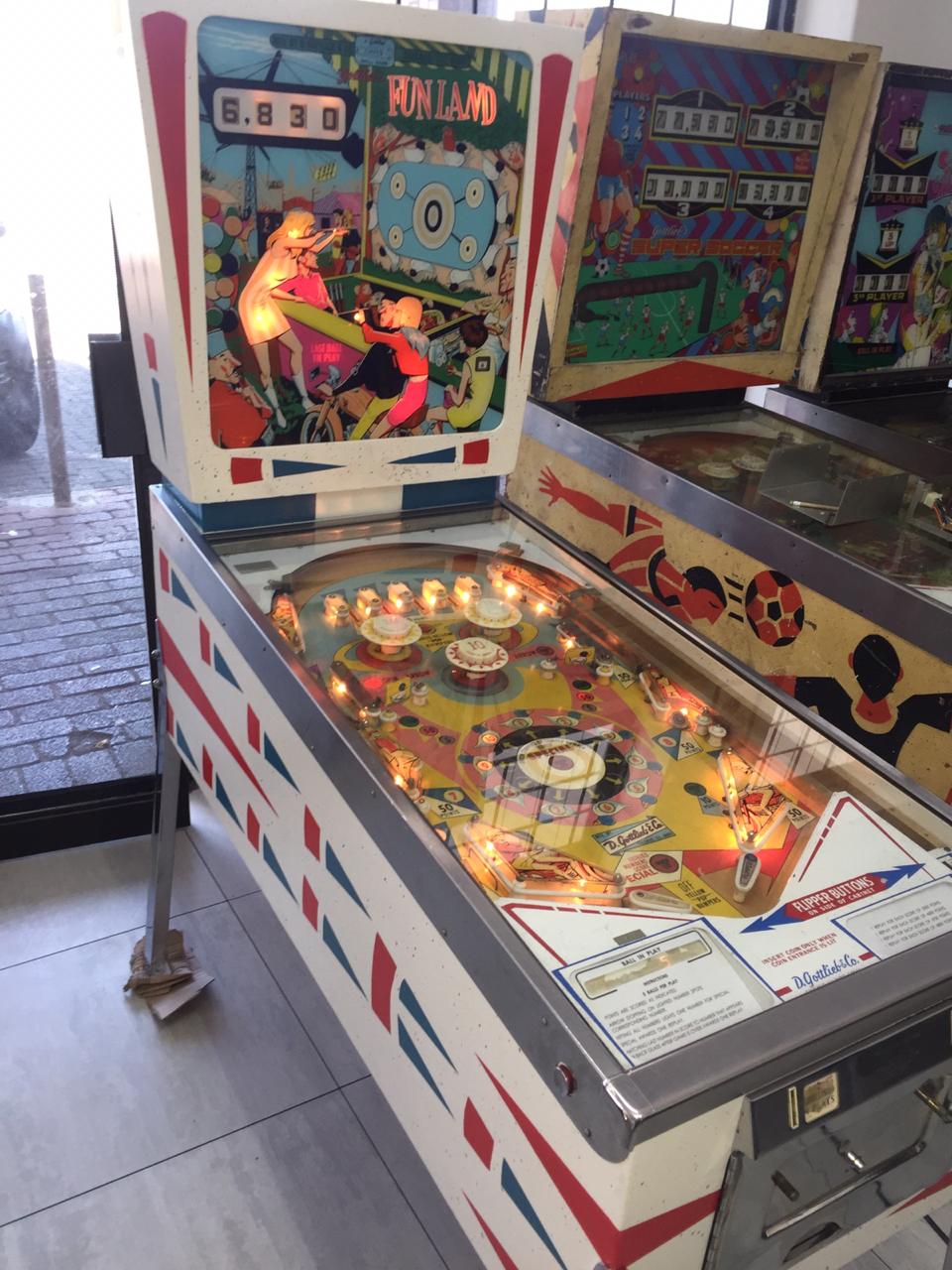 We sell pinball machines , many to choose from