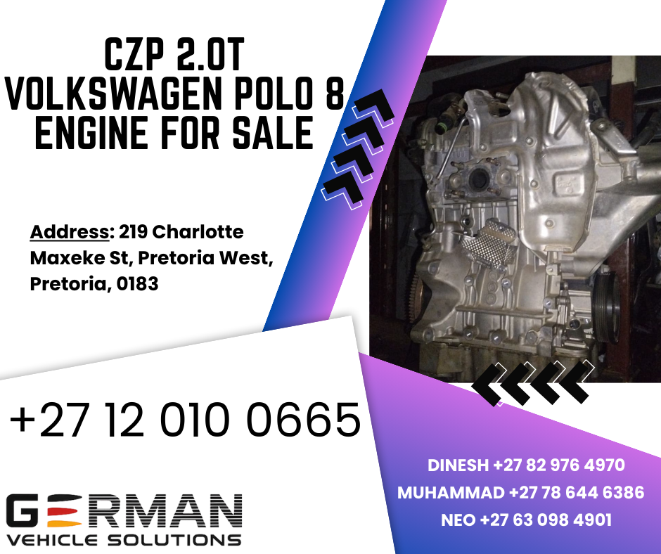 czp 2.0t volkswagen polo 8 engine for sale - Private Seller czp 2.0t volkswagen polo 8 engine for sale - Private Seller