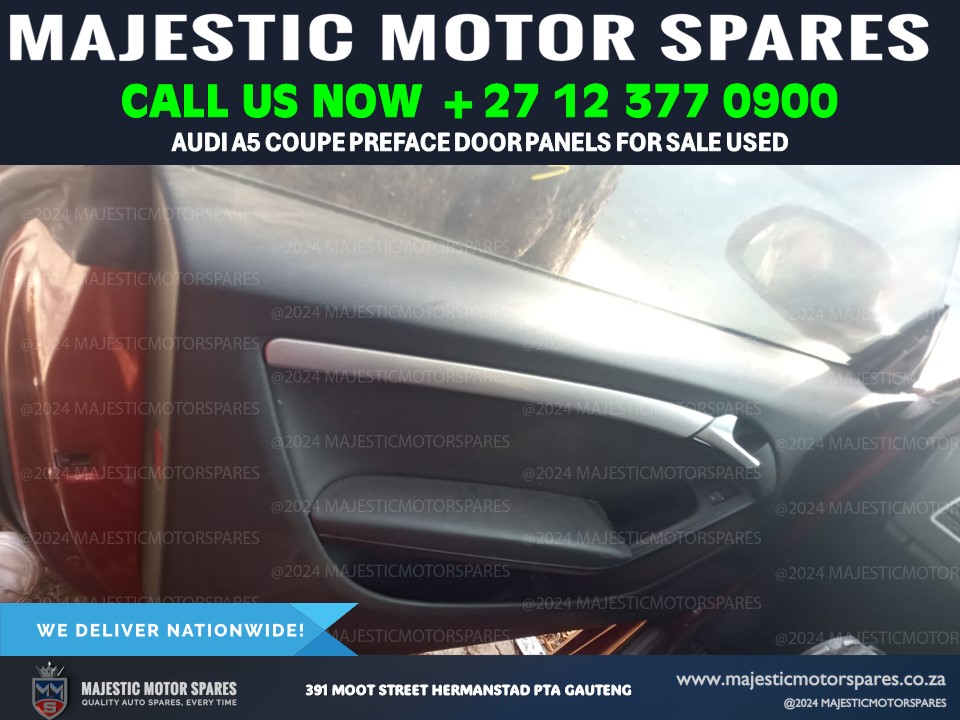 Audi A5 Coupe Preface Vehicle Car Interior Door Panels for Sale - Private Seller Audi A5 Coupe Preface Vehicle Car Interior Door Panels for Sale - Private Seller