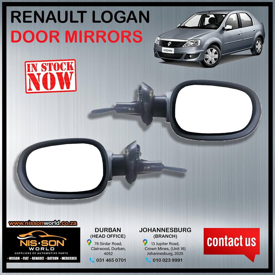 RENAULT LOGAN DOOR MIRRORS - Private Seller RENAULT LOGAN DOOR MIRRORS - Private Seller