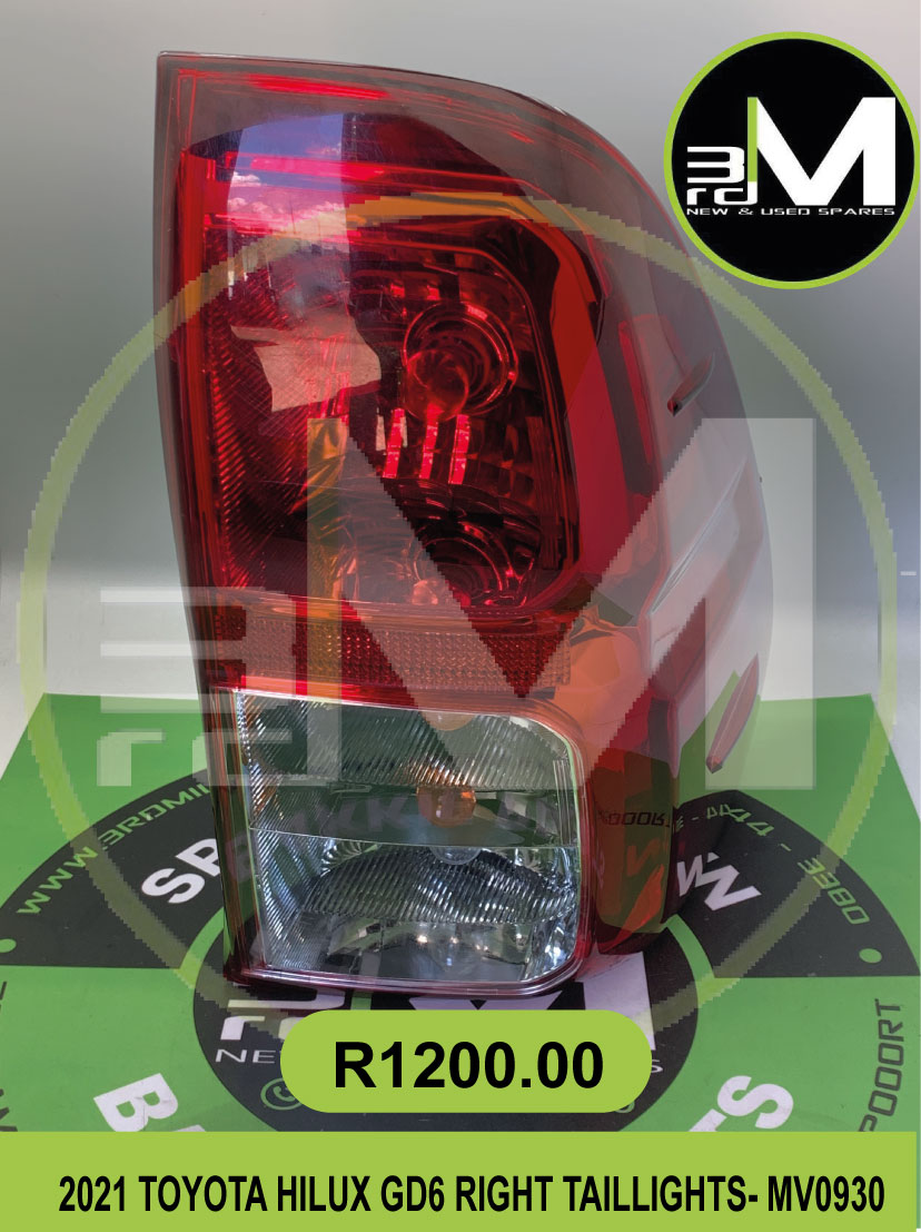 TAILIGHTS- TOYOTA HILUX GD6 - Private Seller TAILIGHTS- TOYOTA HILUX GD6 - Private Seller
