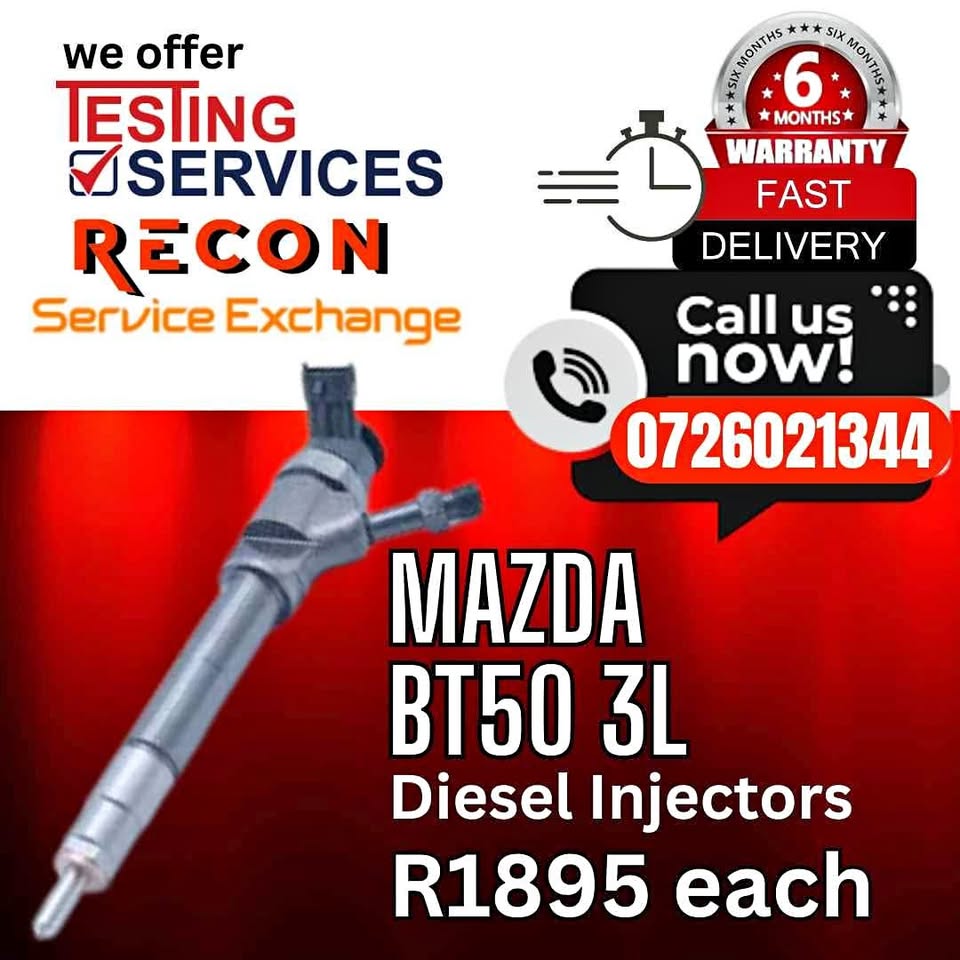 Mazda BT50 3L diesel injectors for sale - Private Seller