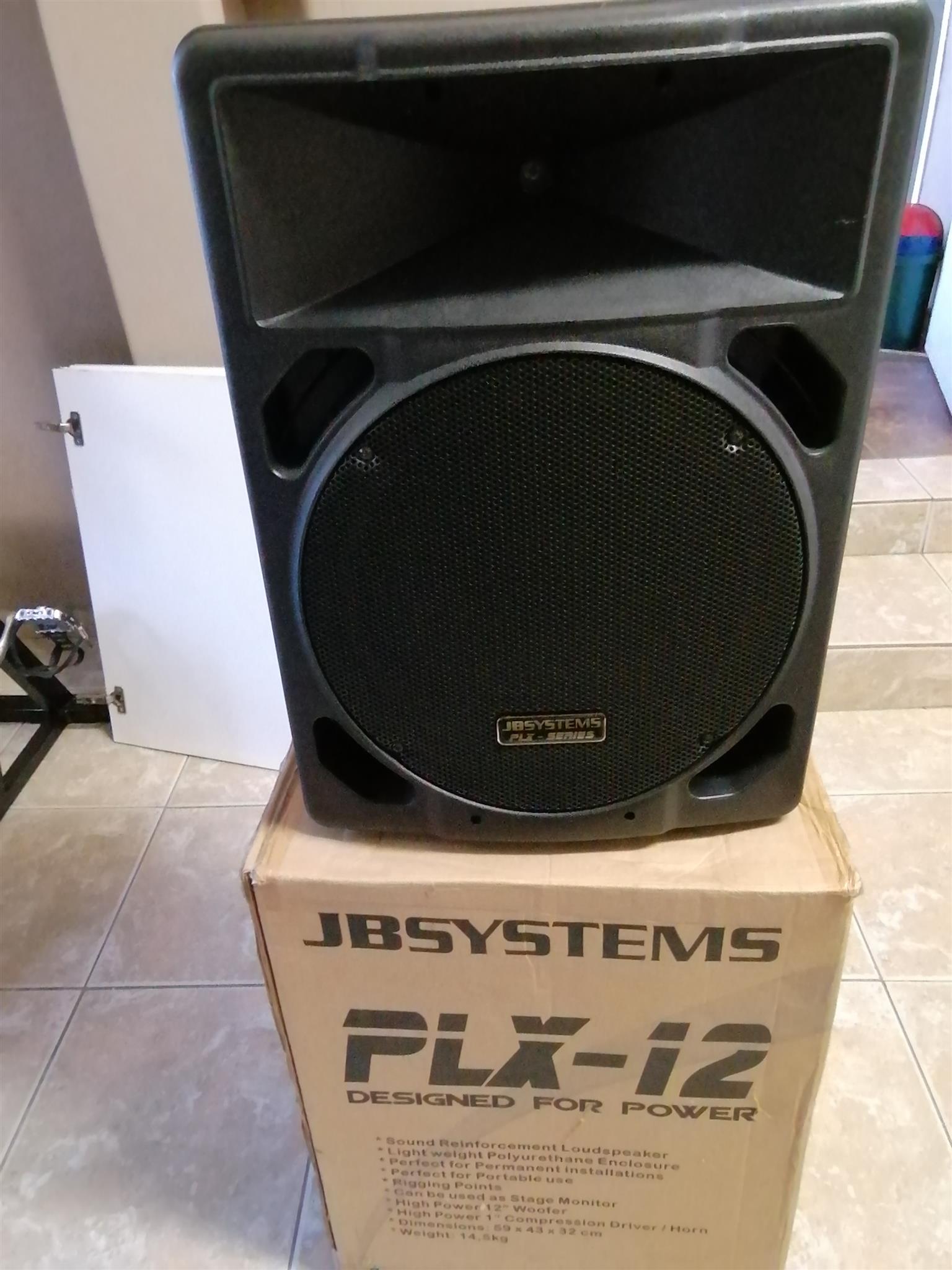 JB Systems PMC 8 Channel Mixer , 1 Pair 15 & 1 Pair 12 Inch JB Systems Speakers