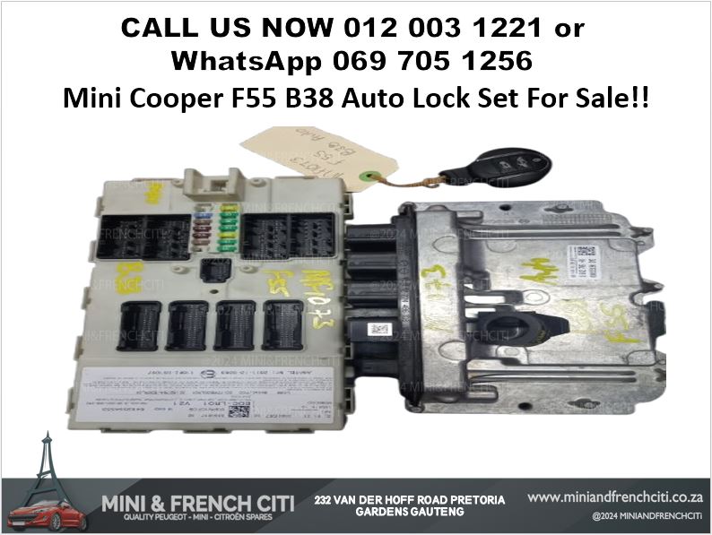 MINI COOPER F55 B38 AUTO LOCK SET FOR SALE – COMPLETE OEM SECURITY KIT - Private Seller MINI COOPER F55 B38 AUTO LOCK SET FOR SALE – COMPLETE OEM SECURITY KIT - Private Seller