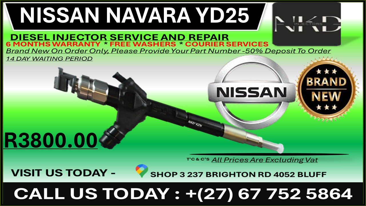 Nissan Navara Yd25(BRAND NEW)Diesel Injectors - Private Seller Nissan Navara Yd25(BRAND NEW)Diesel Injectors - Private Seller