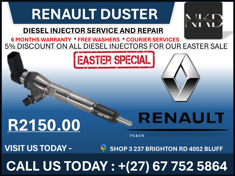 Renault Duster Diesel Injectors on recondition - Private Seller Renault Duster Diesel Injectors on recondition - Private Seller