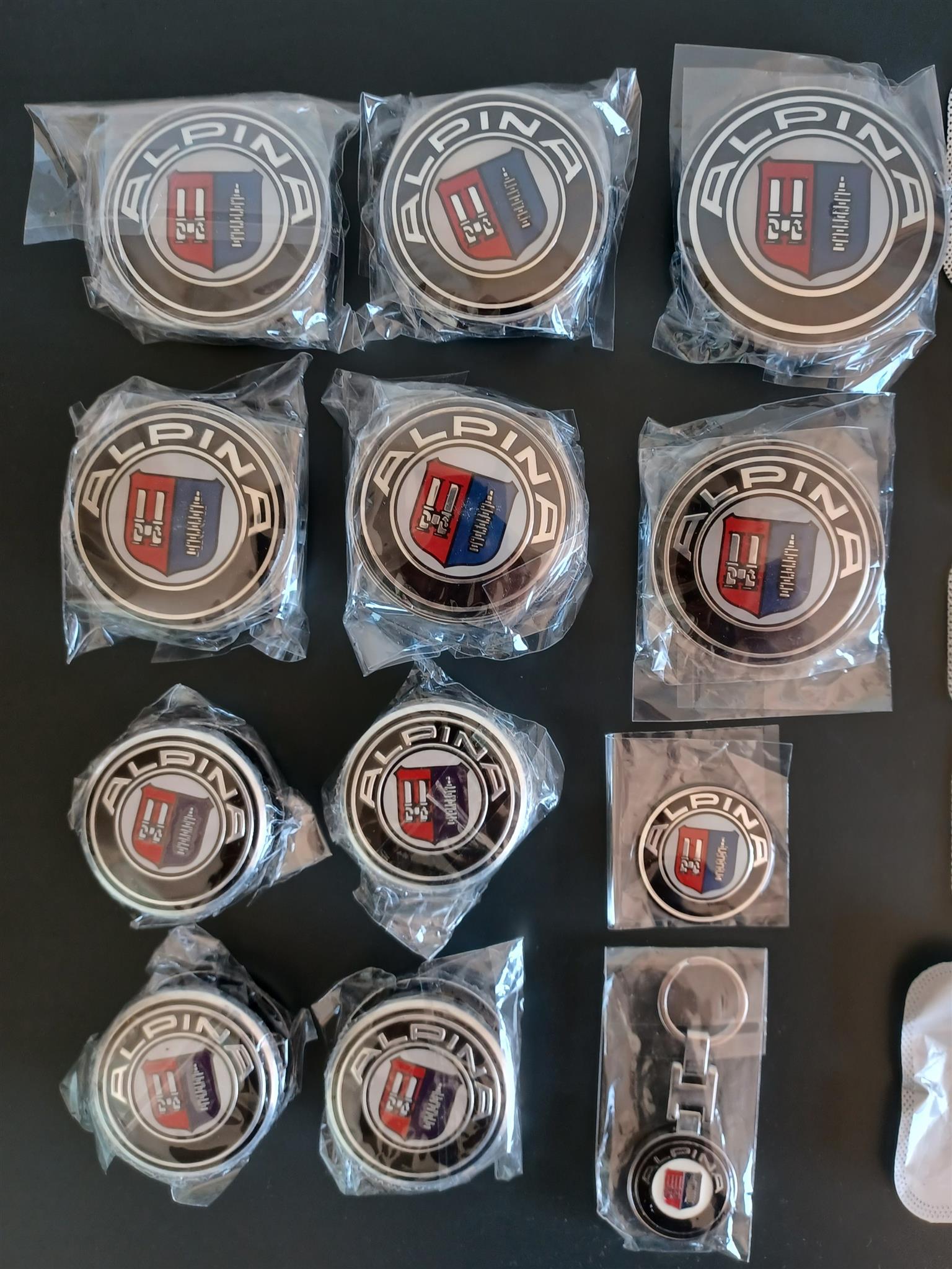 BMW Alpina badges emblems wheel centre caps - Private Seller