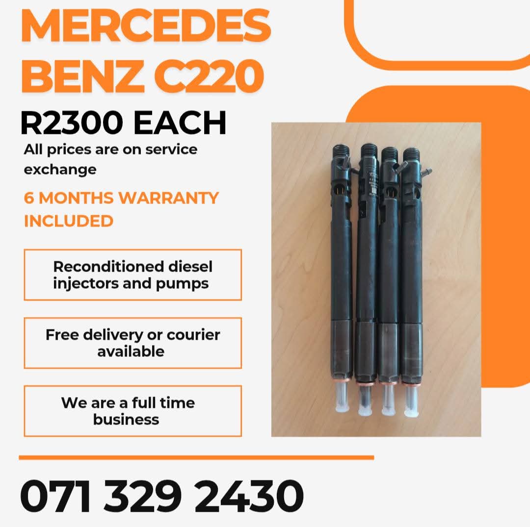MERCEDES BENZ C220 INJECTORS FOR SALE WITH WARRANTY - Private Seller MERCEDES BENZ C220 INJECTORS FOR SALE WITH WARRANTY - Private Seller