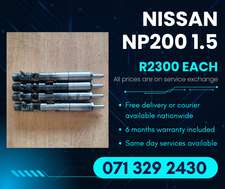 NISSAN NP200 1.5 DIESEL INJECTORS FOR SALE WITH WARRANTY - Private Seller NISSAN NP200 1.5 DIESEL INJECTORS FOR SALE WITH WARRANTY - Private Seller