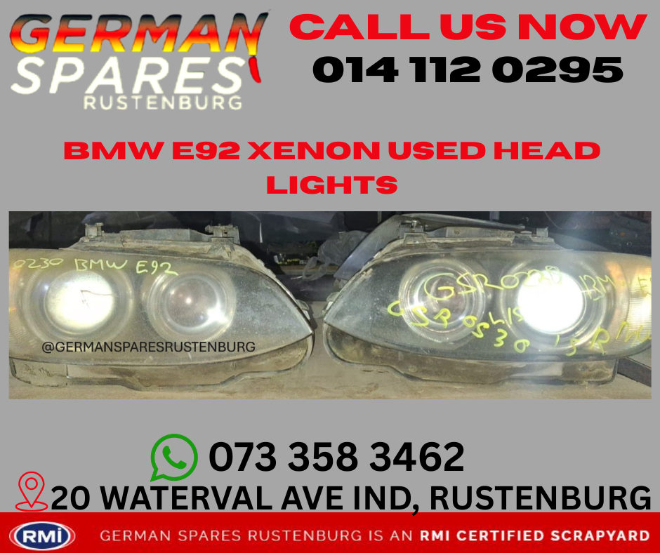 BMW E92 XENON USED LIGHTS FOR SALE - Private Seller BMW E92 XENON USED LIGHTS FOR SALE - Private Seller