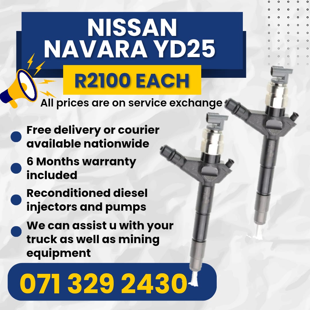 NISSAN NAVARA YD25 INJECTORS FOR SALE WITH WARRANTY - Private Seller NISSAN NAVARA YD25 INJECTORS FOR SALE WITH WARRANTY - Private Seller