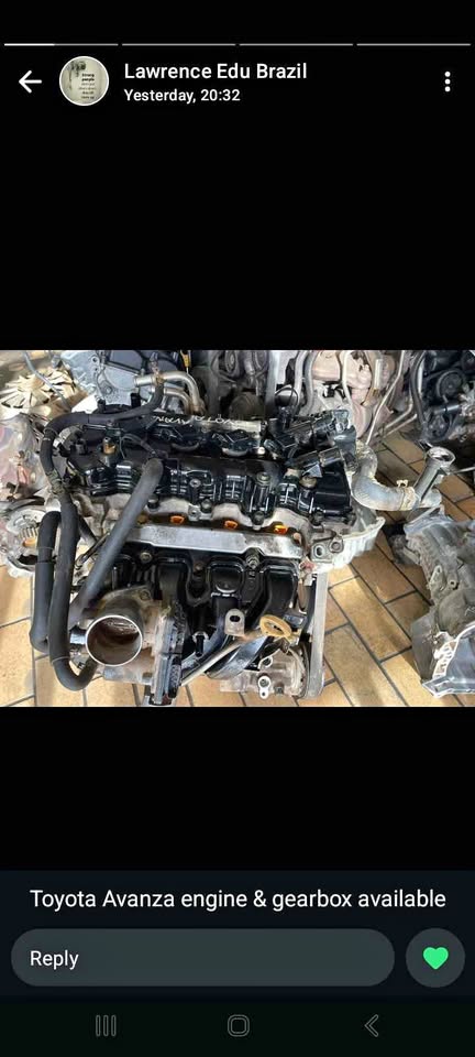 Toyota avazan complete engine 1.5 - Private Seller Toyota avazan complete engine 1.5 - Private Seller