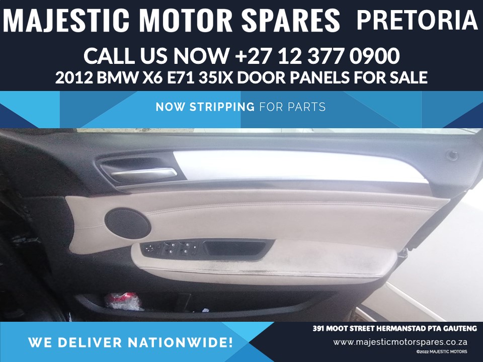 BMW X6 E71 35ix door panel for sale used - Private Seller BMW X6 E71 35ix door panel for sale used - Private Seller