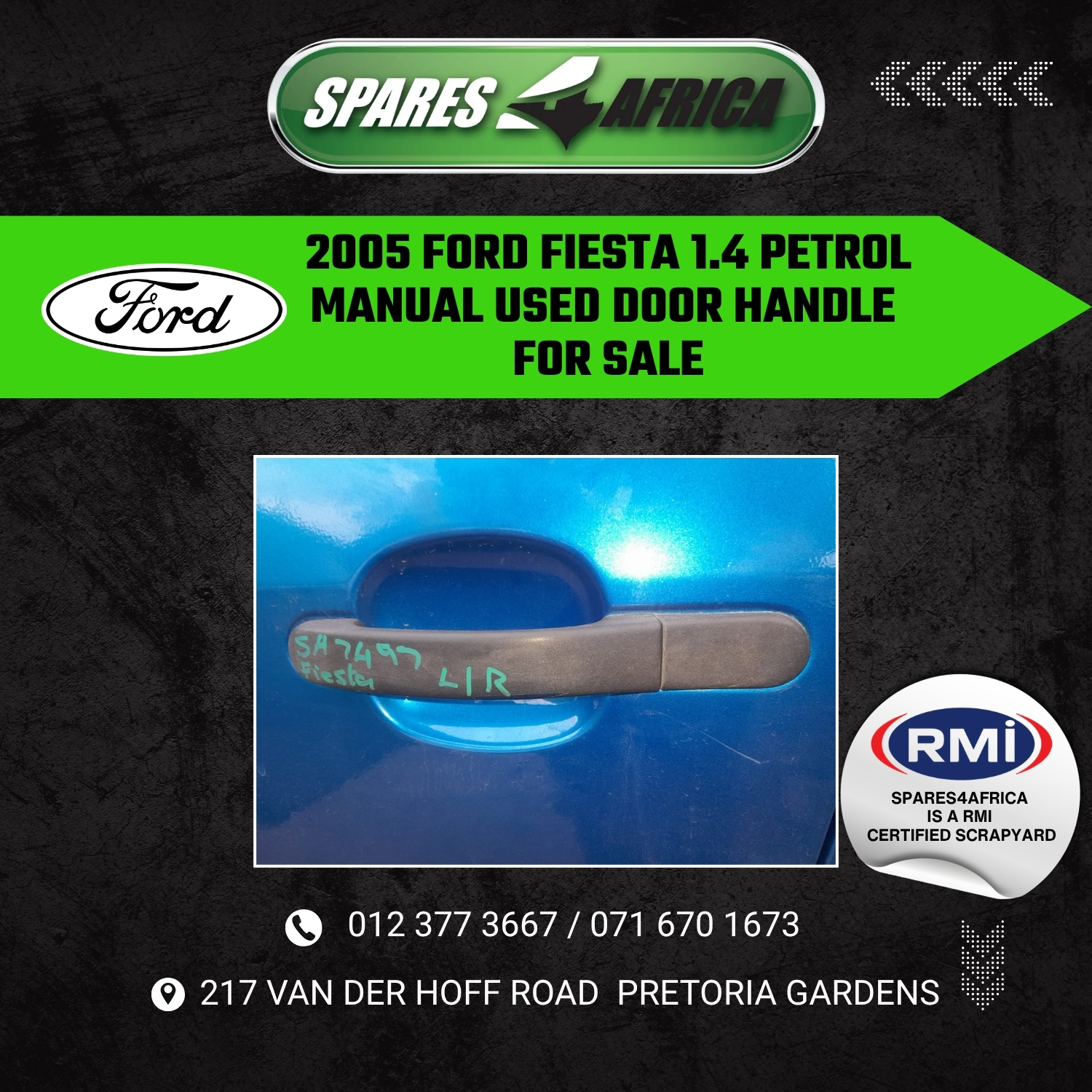 Used 2004 VOLVO S60 2.4 PETROL AUTOMATIC DOOR HANDLE (USED) – FOR