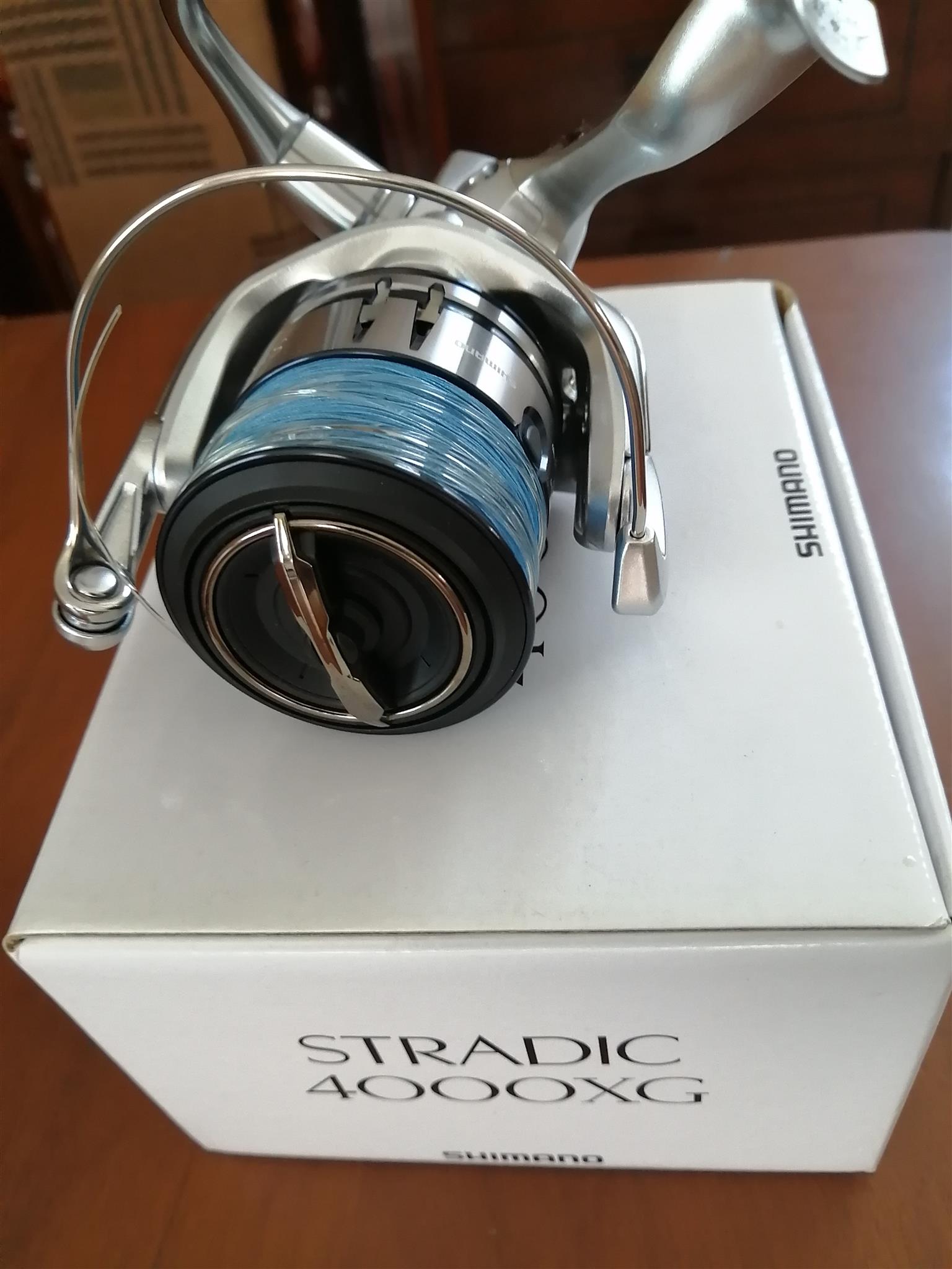 Shimano Stradic 4000 spinning fishing reel.