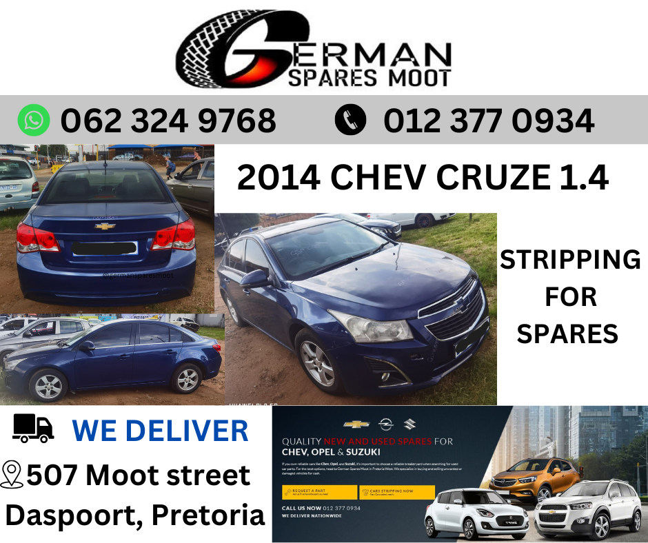 2014 Chevrolet Cruze 1.4 Stripping For Spares - Private Seller 2014 Chevrolet Cruze 1.4 Stripping For Spares - Private Seller