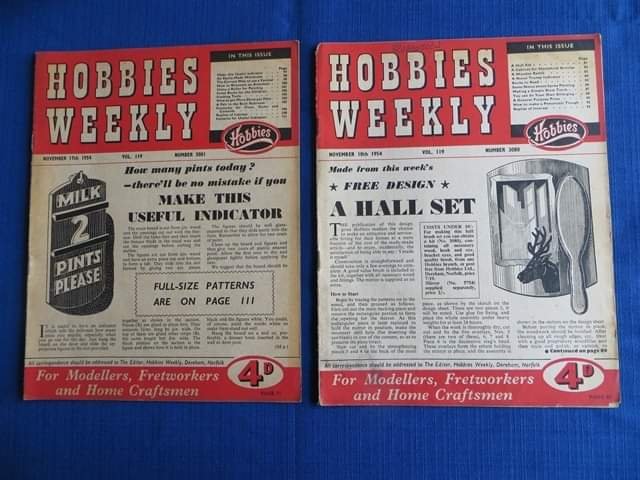 Vintage "Hobbies Weekly" books Vintage "Hobbies Weekly" books