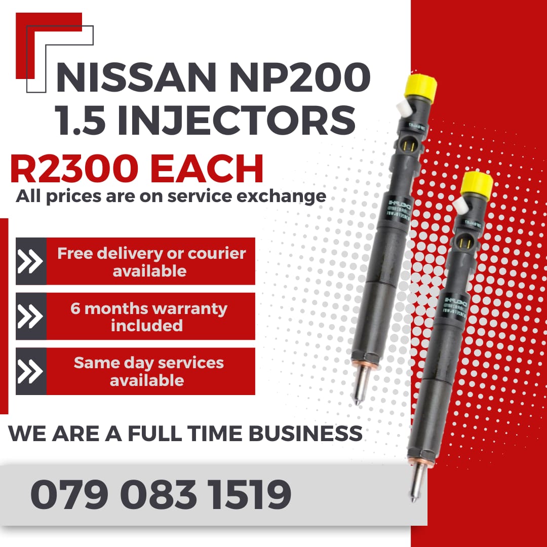 NISSAN NP200 1.5 INJECTORS FOR SALE WITH WARRANTY - Private Seller
