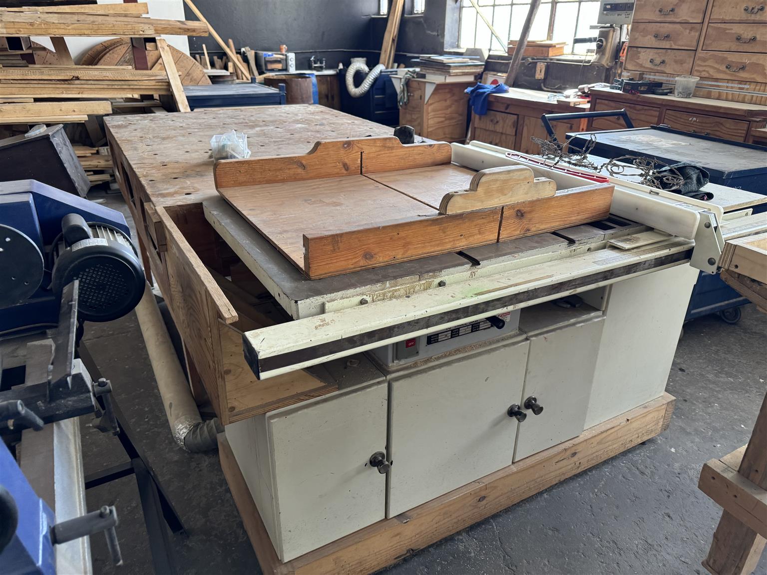 Tools Condation Wood workshop with tools and wood | Junk Mail