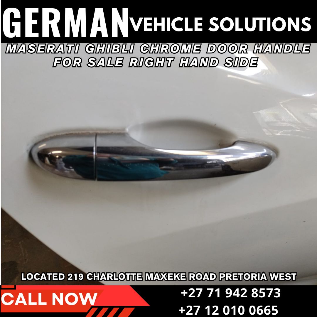 Maserati Ghibli car door handle chrome for sale used - Private Seller