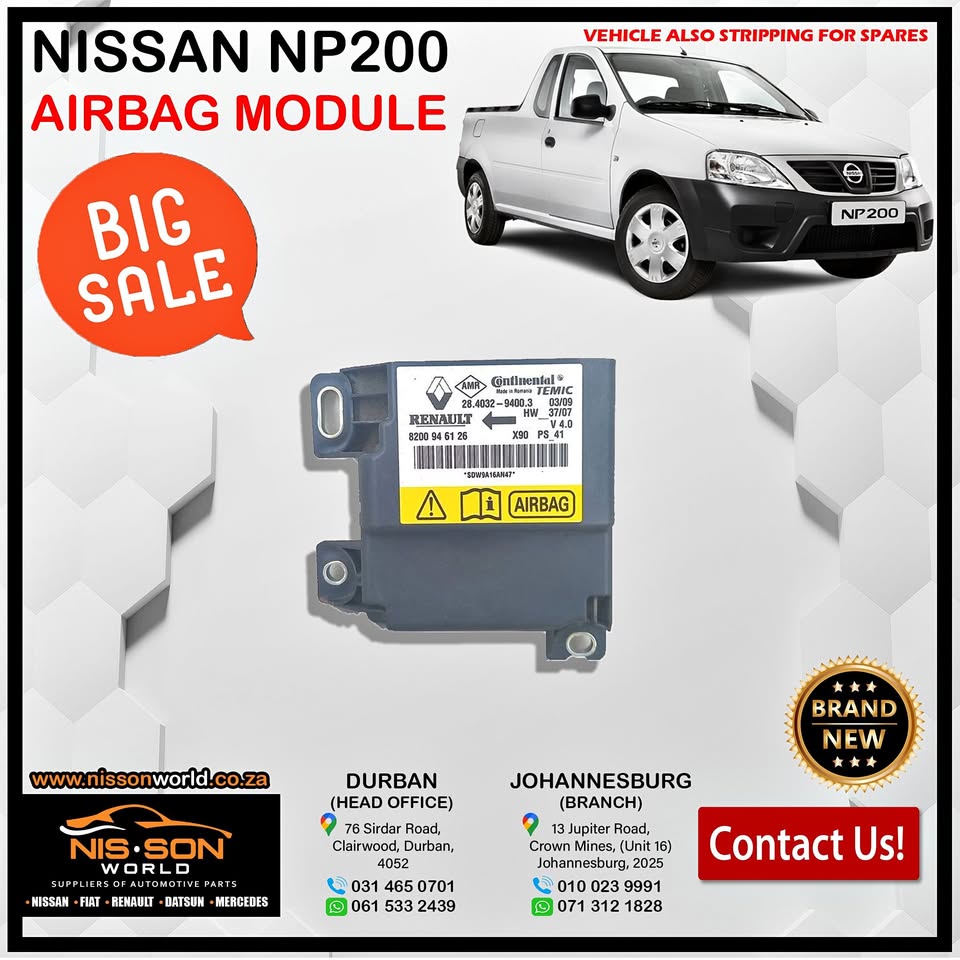 NISSAN NP200 AIRBAG MODULE - Private Seller