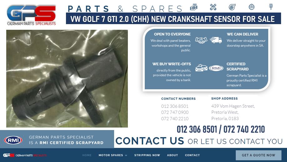 VW Golf 7 GTI 2.0 (CHH) NEW crankshaft sensor for sale - Private Seller VW Golf 7 GTI 2.0 (CHH) NEW crankshaft sensor for sale - Private Seller