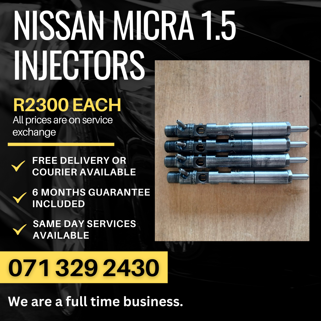 NISSAN MICRA 1.5 DIESEL INJECTORS FOR SALE WITH WARRANTY - Private Seller