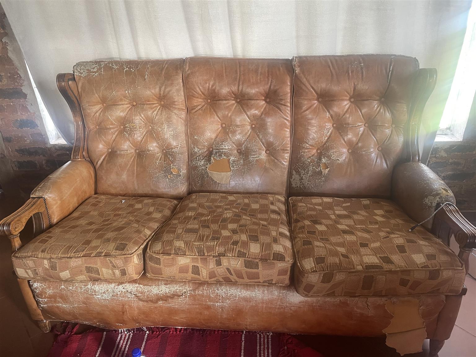 3 seater sofa and single chair