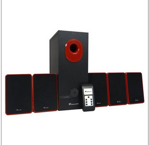ENHANCE YOUR AUDIO WITH 5800W 5.1ch SURROUND MULTIMEDIA SPEAKER WITH REMOTE INCL