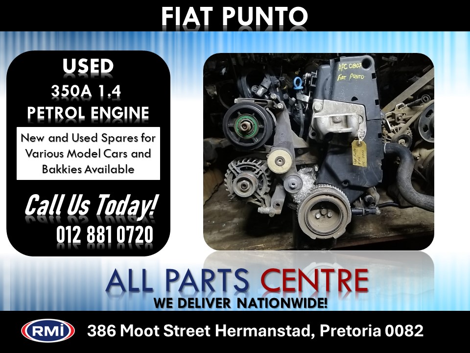 Fiat Punto Used 350A Petrol Engine for Sale Fiat Punto Used 350A Petrol Engine for Sale