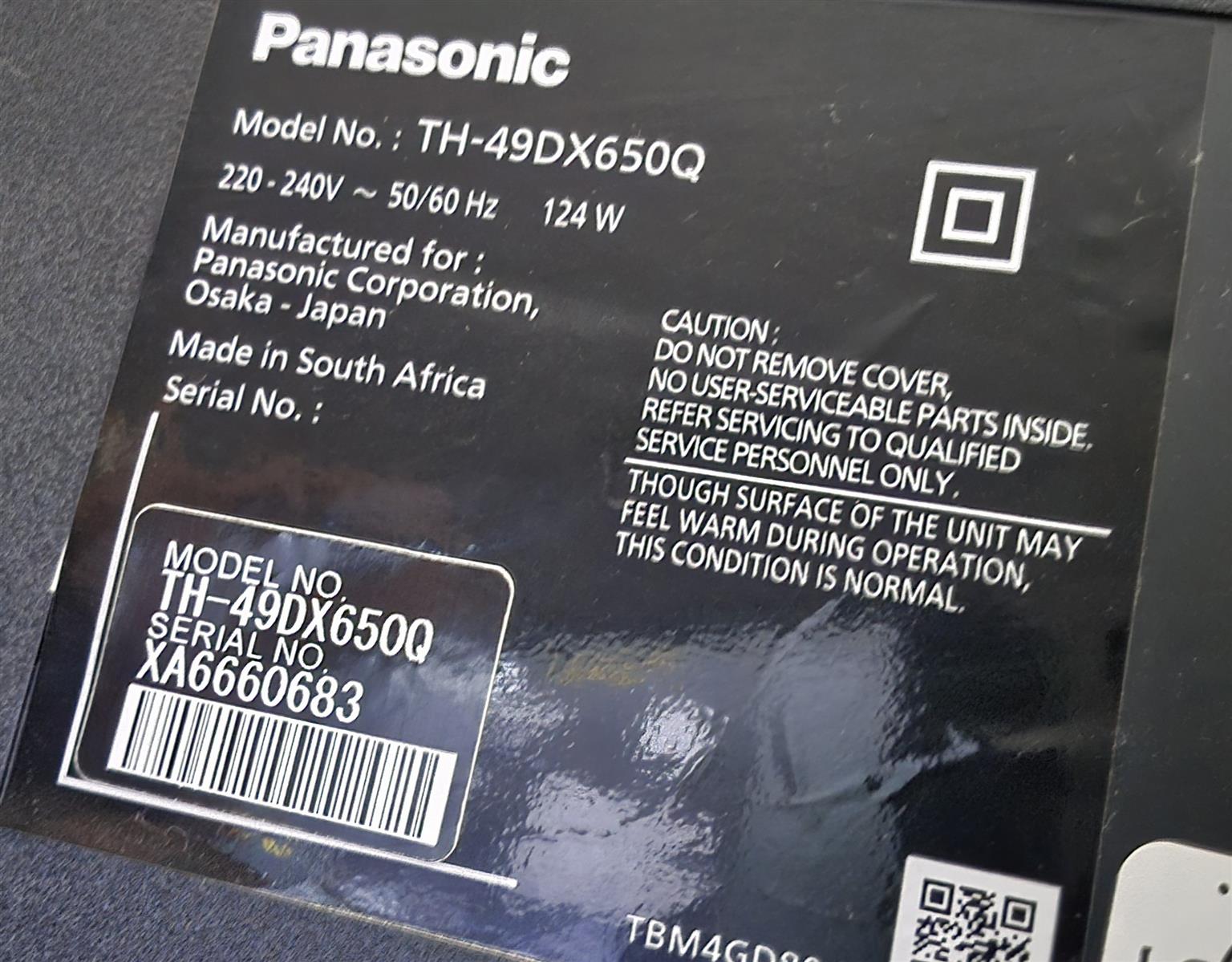 TV for sale, Panasonic 49 Inch TV for sale, Panasonic 49 Inch
