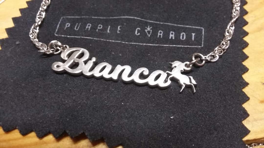 Name Cutout Necklaces