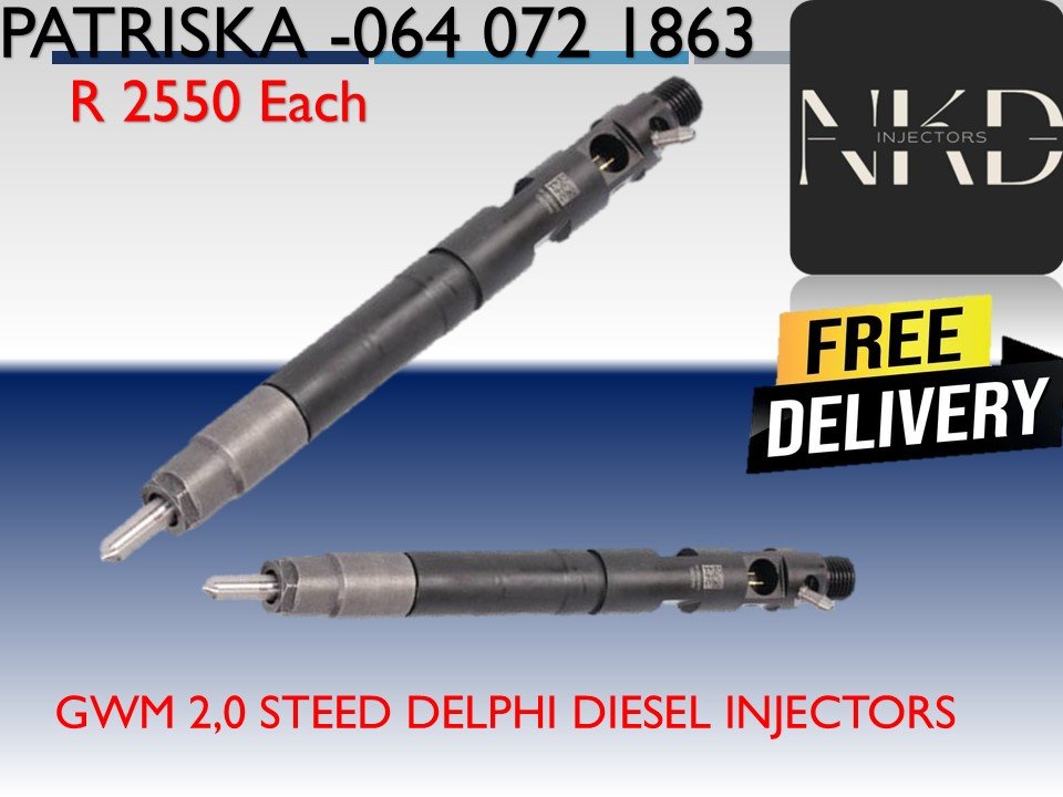 GWM 2,0 STEED DELPHI DIESEL INJECTORS FOR SALE - Private Seller GWM 2,0 STEED DELPHI DIESEL INJECTORS FOR SALE - Private Seller