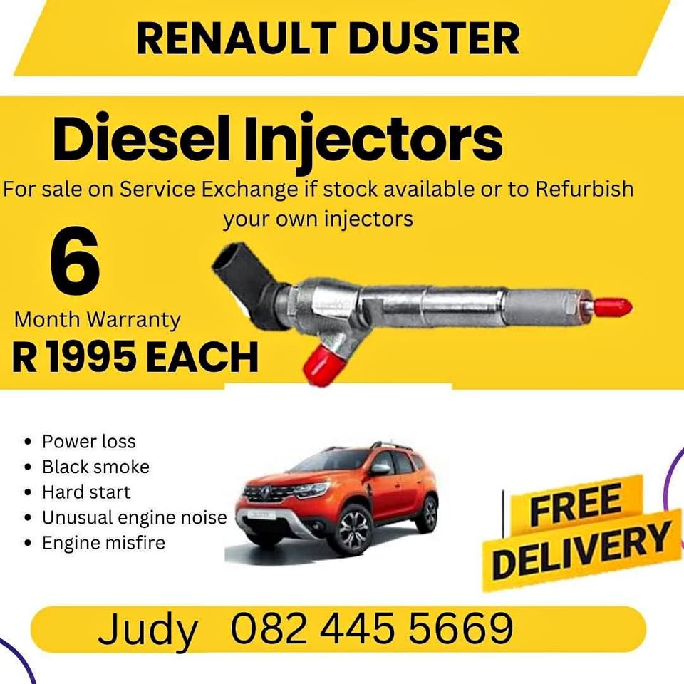 Renault Duster Diesel Injector for sale on service exchange or to recon