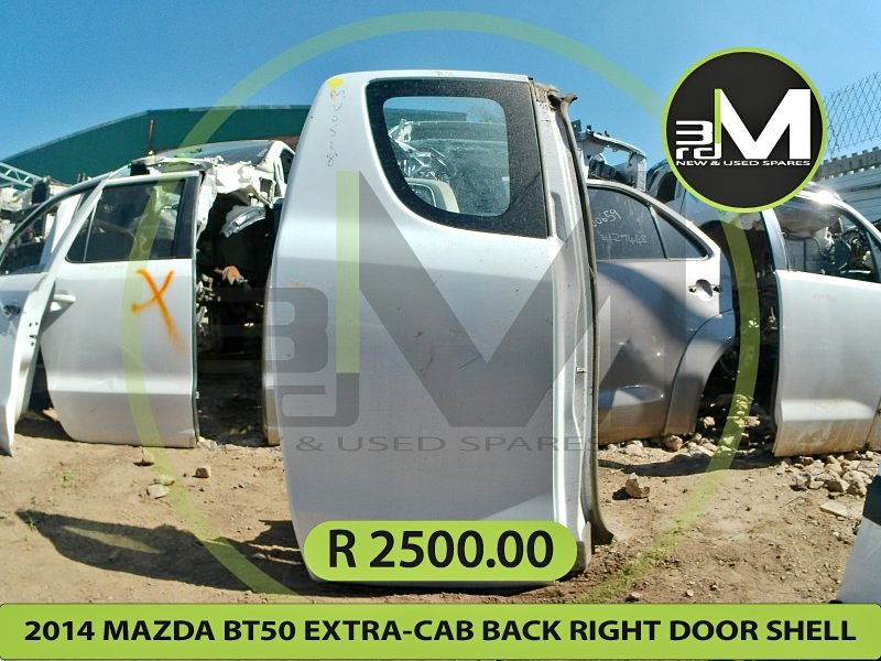 2014 MAZDA BT50 EXTRA CAB BACK RIGHT DOOR SHELL   MV0518