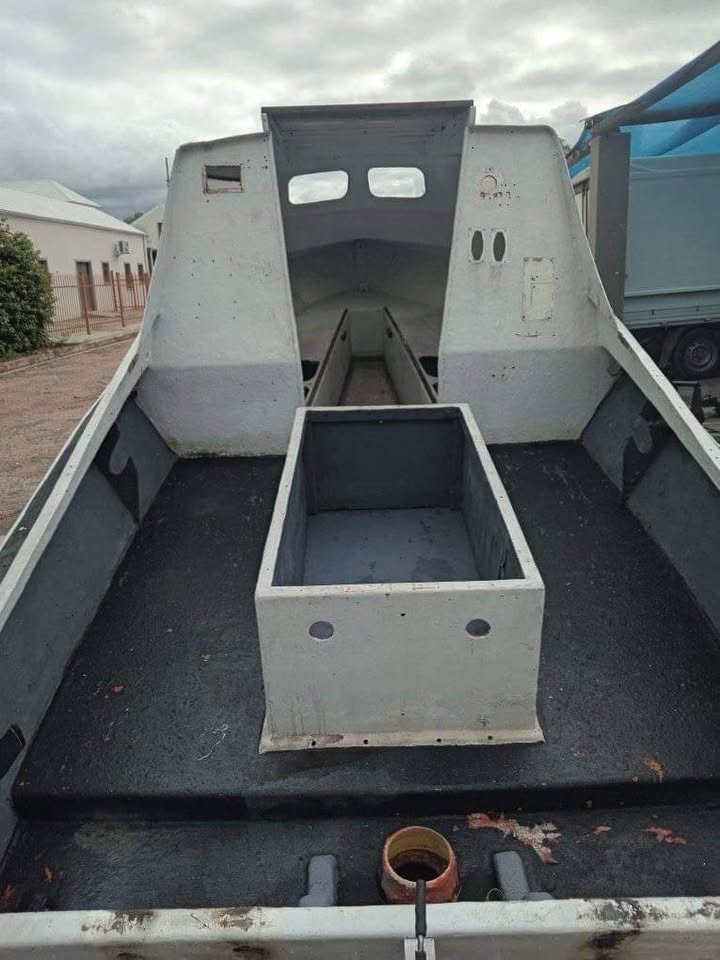 Cabin Project boat on stainless trailer for sale