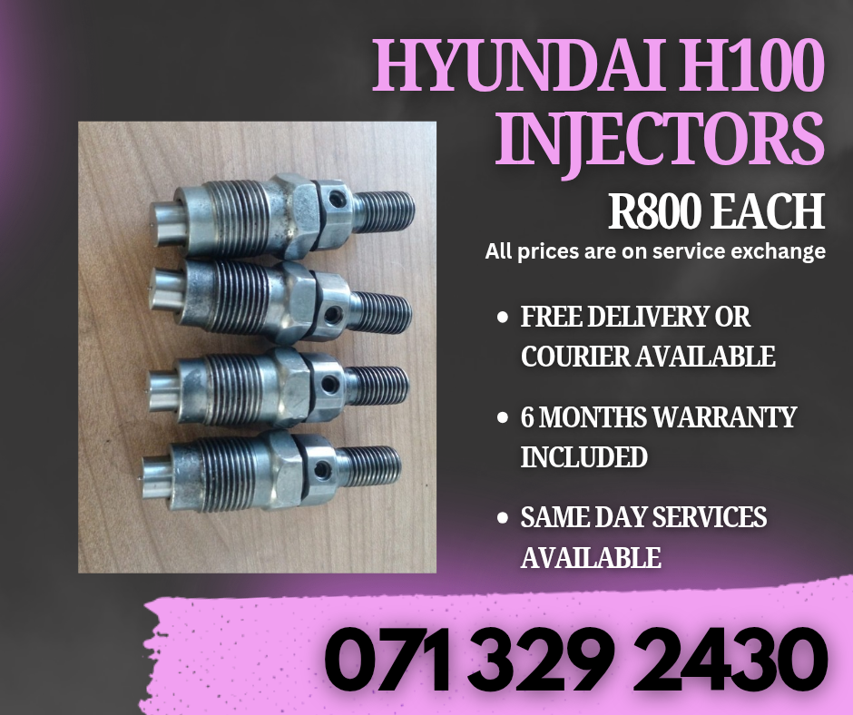HYUNDAI H100 DIESEL INJECTORS FOR SALE WITH WARRANTY - Private Seller HYUNDAI H100 DIESEL INJECTORS FOR SALE WITH WARRANTY - Private Seller