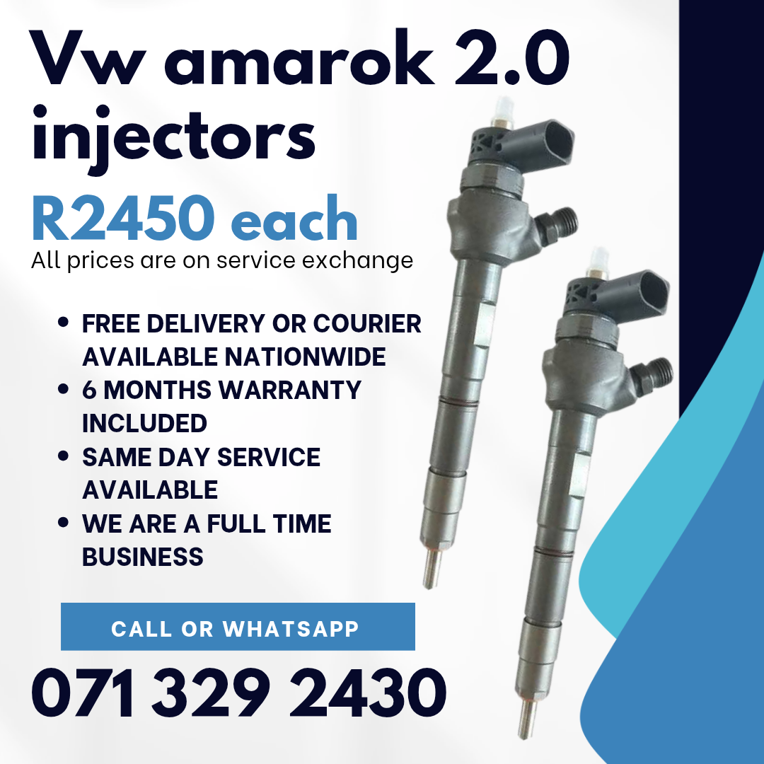 VW AMAROK 2.0 INJECTORS FOR SALE WITH WARRANTY - Private Seller VW AMAROK 2.0 INJECTORS FOR SALE WITH WARRANTY - Private Seller
