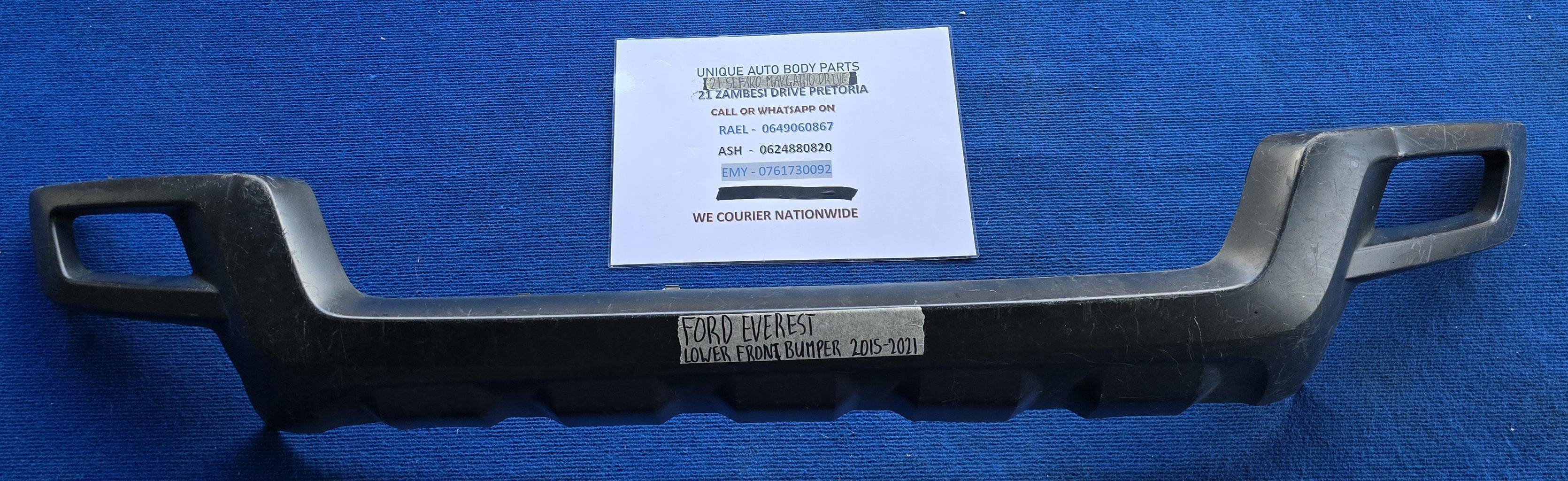 Ford Everest 2015 – 2021 Lower Front Bumper Spoiler *Quality Spare*^Original^ Ford Everest 2015 – 2021 Lower Front Bumper Spoiler *Quality Spare*^Original^