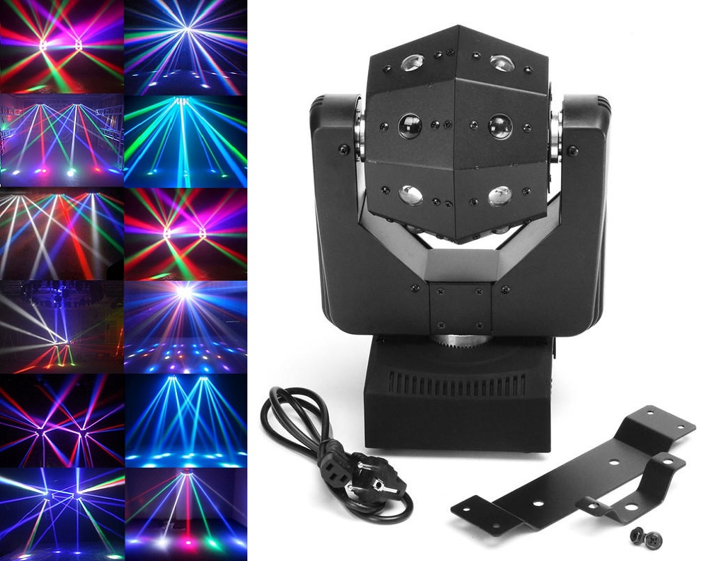 Professional LED Disco Stage MultiColour Moving Head Light DMX512 DJ Party Light