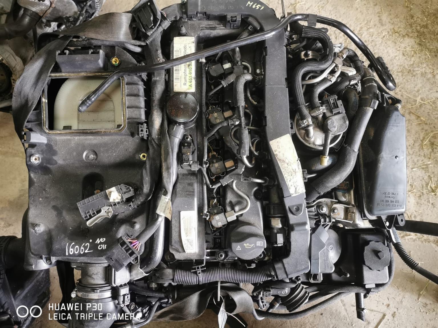 Mercedes-Benz M651 diesel used engine for sale.